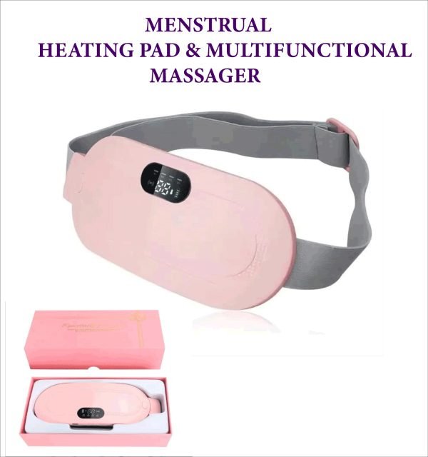 Period Pain Relief Belt | Portable Heating Massager – 3 Heat, 4 Modes