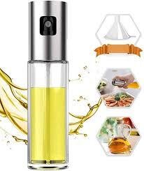 Glass Oil Spray Bottle 100ml – Multi-Use Kitchen Oil Sprayer for Cooking, BBQ, Baking & Salad Dressing